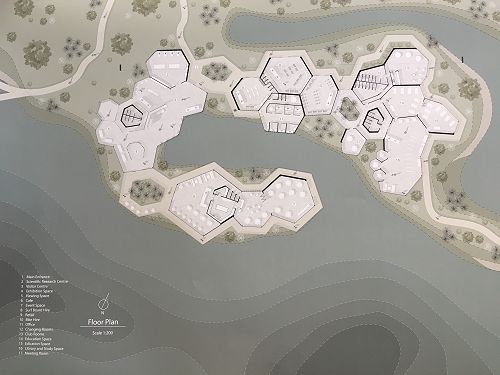 Kaituna Wetland Centre design by Georgia Pope. Photograph 