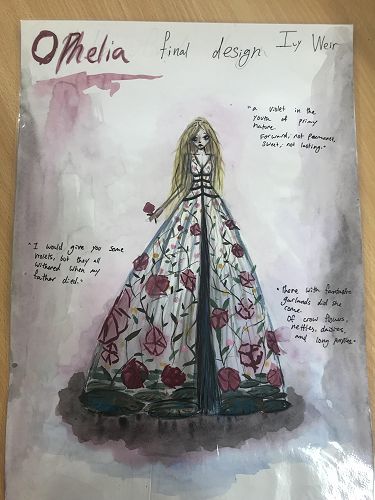 Ivy's final design was chosen to be created for the competition.