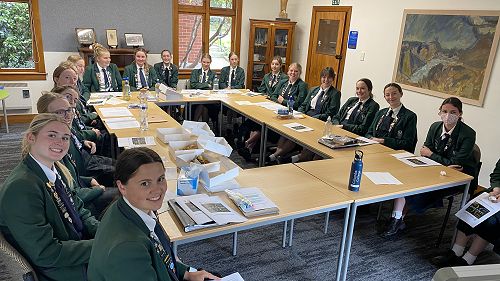 Ready to get started with their new responsibilities - Prefects 2023