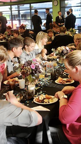 Mother and Son Breakfast