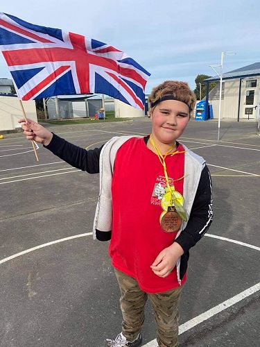 Tamati at our olympics day  