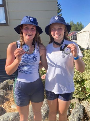 Winners of the SILVER medal in the Women's Club Pair