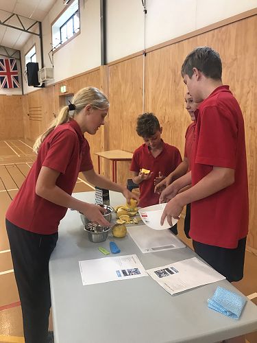 Grapefruit and banana