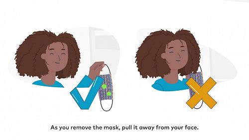 Video: How to wear a fabric mask safely