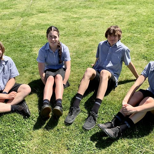 Head Students - Jackson Duguid, Jessie Winter, Thomas Benson and India Yule