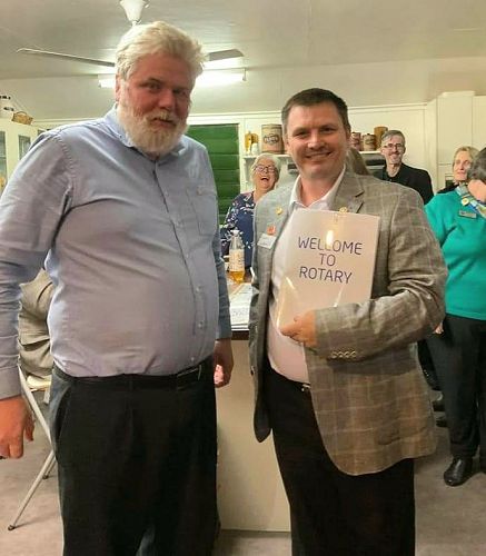 John Cook of the Rotary Club of Barcaldine