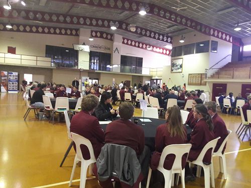 Speed networking at the Employers Expo in Temuka