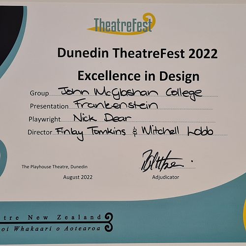Theatrefest Local Otago Competition 