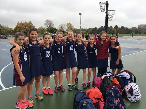 Year 7/8 B Netball team