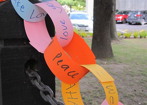 Front of School Tributes