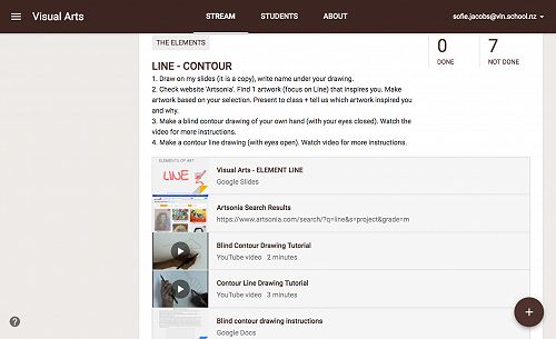 Sharing videos and resources