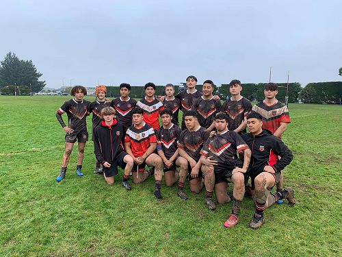 STCC students from the Canterbury 15s and 16s sides at the South Island Tourney
