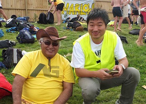 Papa Vai and Jason Wang