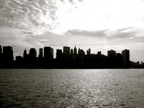 New York City Manhattan skyline, post 9/11