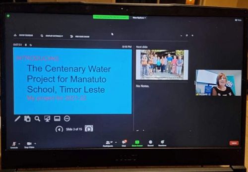 The Centenary Water Project for Manatuto School, Timor Leste