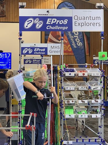 Matilda concentrates on joining parts to the frame