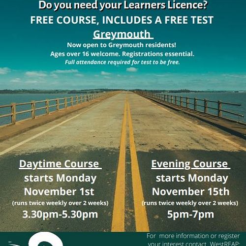 WestReap Learner Driver Licence Courses