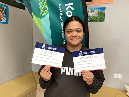 Anahera Merit Certificates