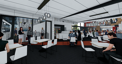 The Cafe and Commercial Teaching Kitchen