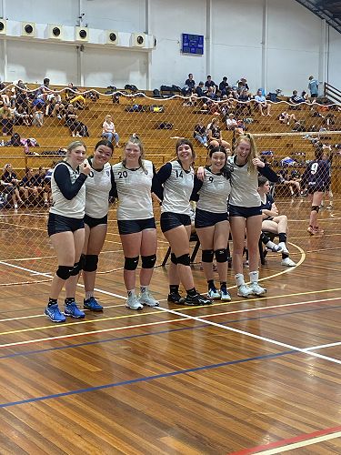 Lining up to start the next set