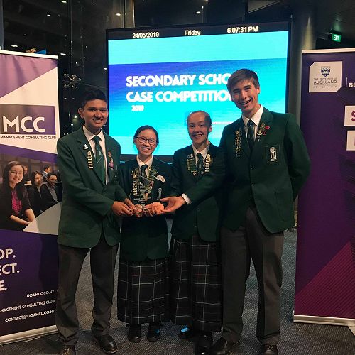 The team from left to right: Robin Kunwar E Wen Wong Piper Pengelly Thomas James