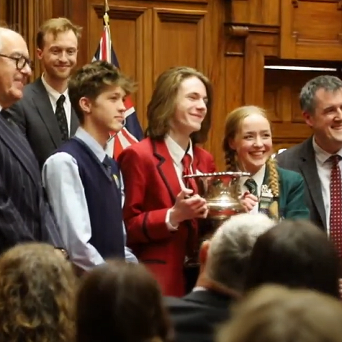 Otago Debating Team at Parliament