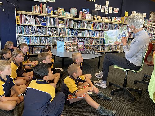 Story with Mrs Ross at the library