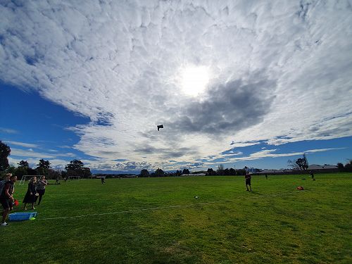 Students taking part in cultural diversity week.