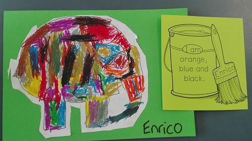 E is for Elmer the Elephant