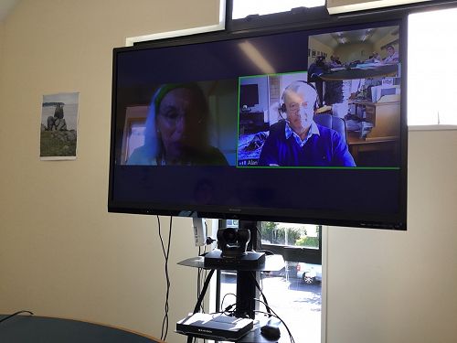 Bonnie Miller Perry, Alan Dunbar (joining the DDTB meeting via Zoom)