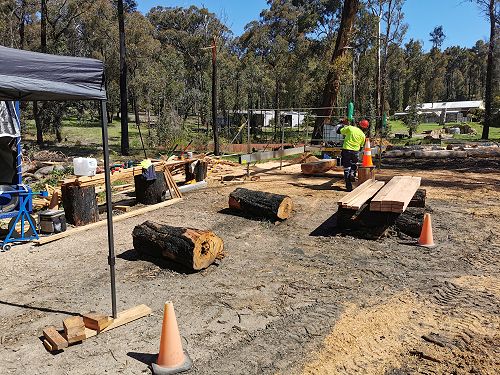 Typical milling site layout.