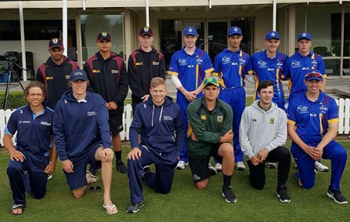 Ryan Whelan plays for the New Zealand Under-18 Cricket Team 