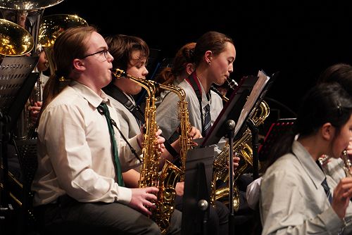 Junior Concert Band at the Aurora Festival