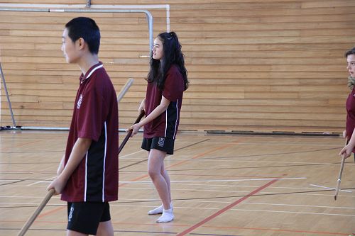 Japanese martial art Naginata