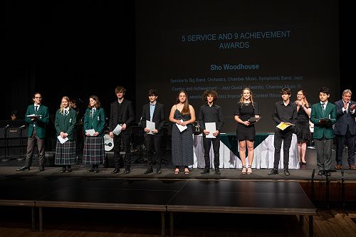 Top achieving music students