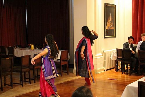 Priya Patel and Abida Denny perform entertaining dance