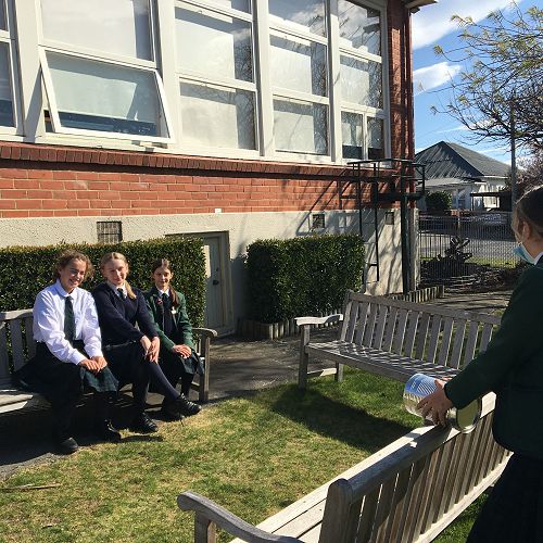 Delilah Brown, Ariana Smith, Zuzanna Kochan and Ellie Cameron