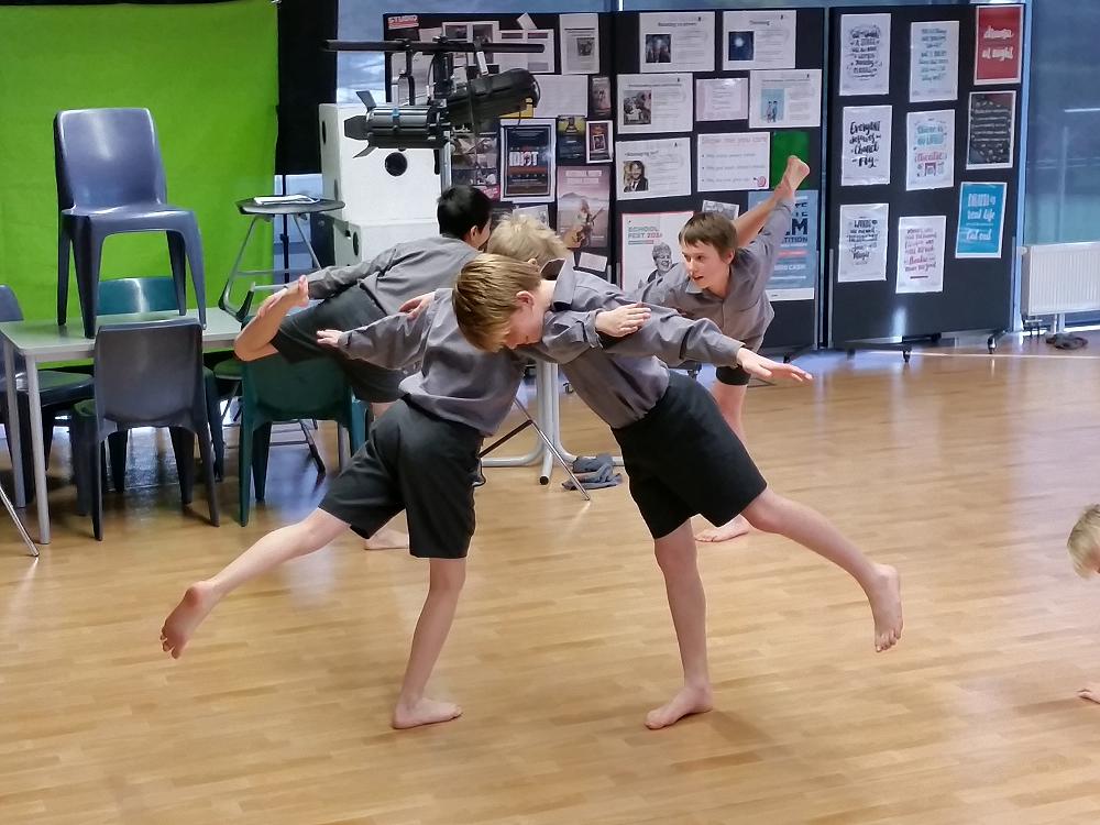 RNZB visit term #2 - with the Year 7 Drama class