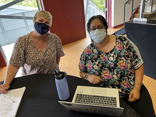 English Department enjoying the session