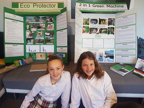 Sisters Julia and Anna win big prizes.