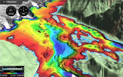 TZ-MAPS High-definition bathymetry 3D (for TimeZero Professional v5)