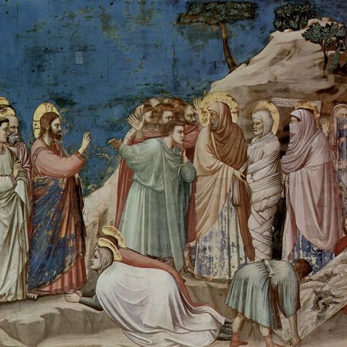 The Raising of Lazarus by Giotto di Bondone 