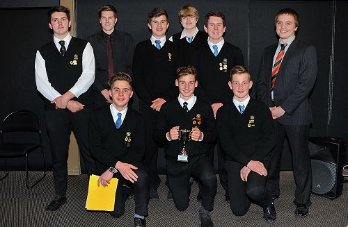 









The Junior Rowing Squad after receiving the Junior Team of the Year
Award. 