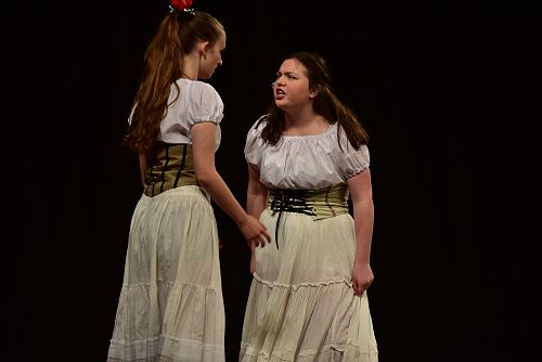 The two females fight, disputing whether or not the situation is a result of a large trick played on Helena.