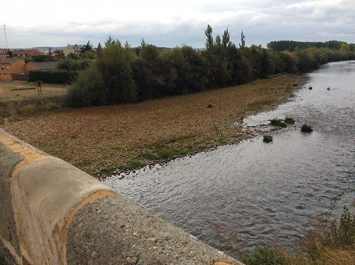 Day 15 Calle El Paso Honroso - the long bridge into Hospital de Orbigo.
