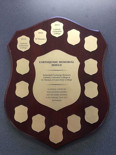 Earthquake Memorial Shield - STC vs CCC