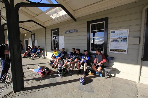 Relaxing in the shade... 