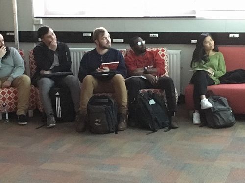 Mark, Grayson, Rob, Femi and 