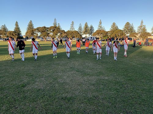 Warm down after Hastings game