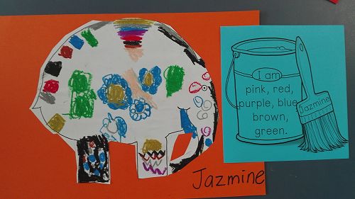 E is for Elmer the Elephant